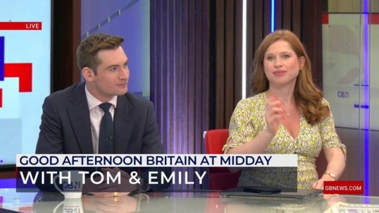 Hilarious moment Tom Harwood thanks Alex Armstrong after relentless GB News teasing